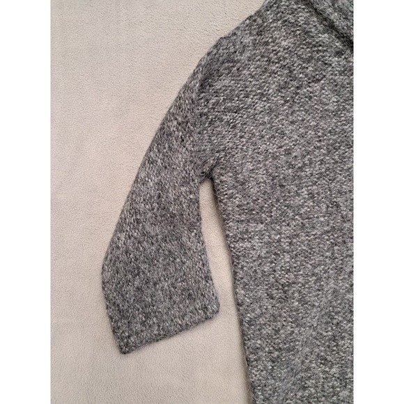 Cambridge Dry Goods Alpaca Wool Hooded Sweater Sz Small Grey Button Up - Picture 6 of 8